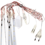 Гирлянда светодиодная 2,0 м*50 см 36 ламп LED «Тающая сосулька», Белый (8 трубок), 18 режимов