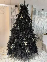 Искусственная черная елка «Чёрная жемчужина» 240 см / 2.4 м