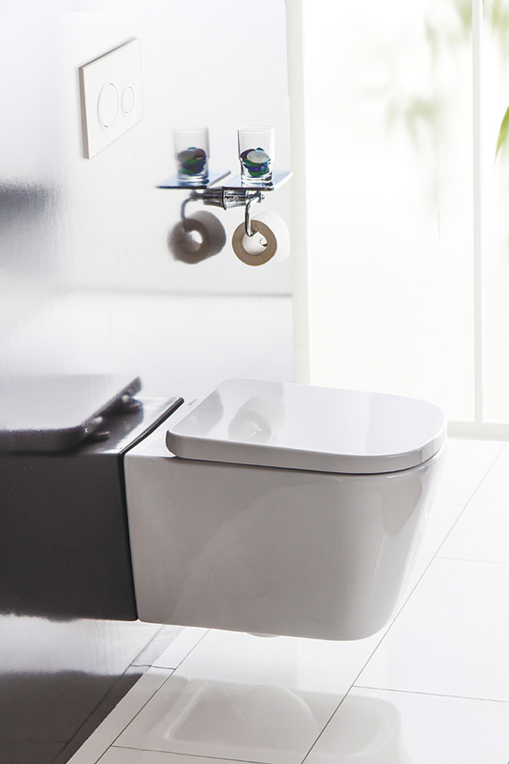 Унитаз BelBagno Albano BB120CHR/BB120SC подвесной с сиденьем Микролифт