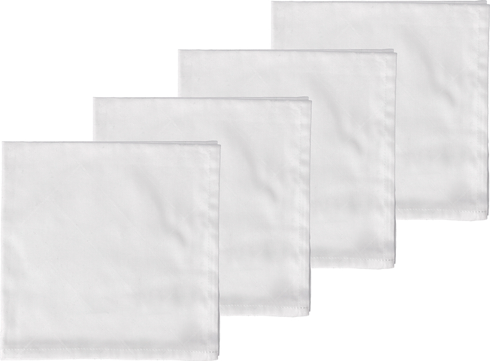 Набор тканевых салфеток S dahl Serwetki Tiles Damask, 4 шт., хлопок, 45 45 см, белая