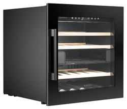 Винный шкаф Temptech Oslo OZ60DB двухзонный черный