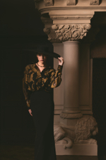 ЮБКА ИЗ ЧЕРНОЙ КОСТЮМНОЙ ТКАНИ