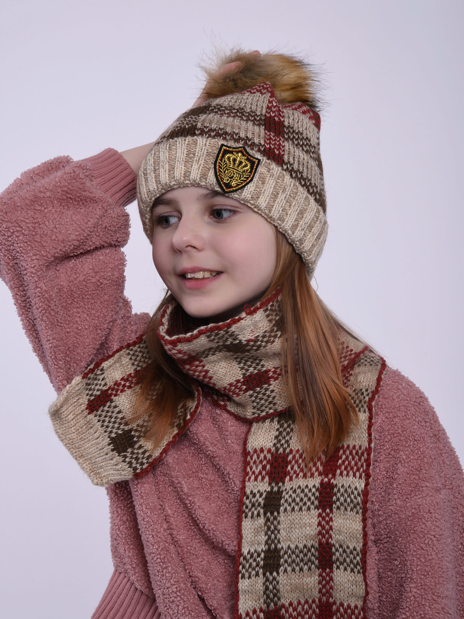 Комплект детский (Шапка+Шарф)
