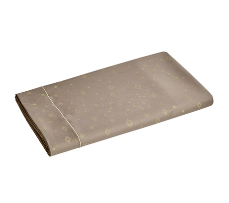 Постельное белье 2 спальное евро Blanc des Vosges Constellations Citrus желто-зеленое