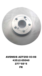 ТОРМОЗНЫЕ ДИСКИ AVENSIS AZZ250 2003-2010\FR