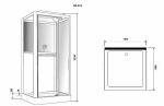 Душевая кабина Grossman GR221 90x90
