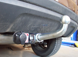 Фаркоп оцинкованный Galia D041A для Renault Duster 2010-2015, 2015-2019 2WD/4WD, Nissan Terrano 2014-(паспорт и сертификат в комплекте)(без электрики)