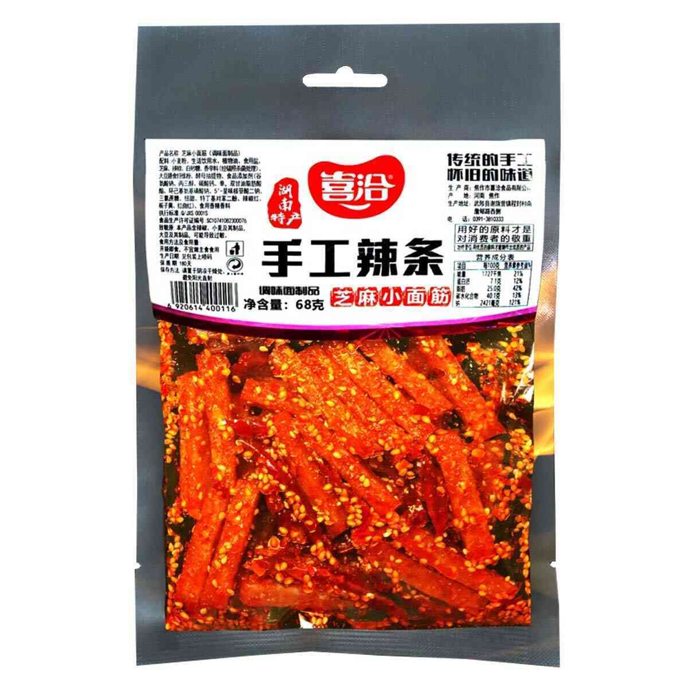 Острое соевое мясо XI QIA, 68 гр