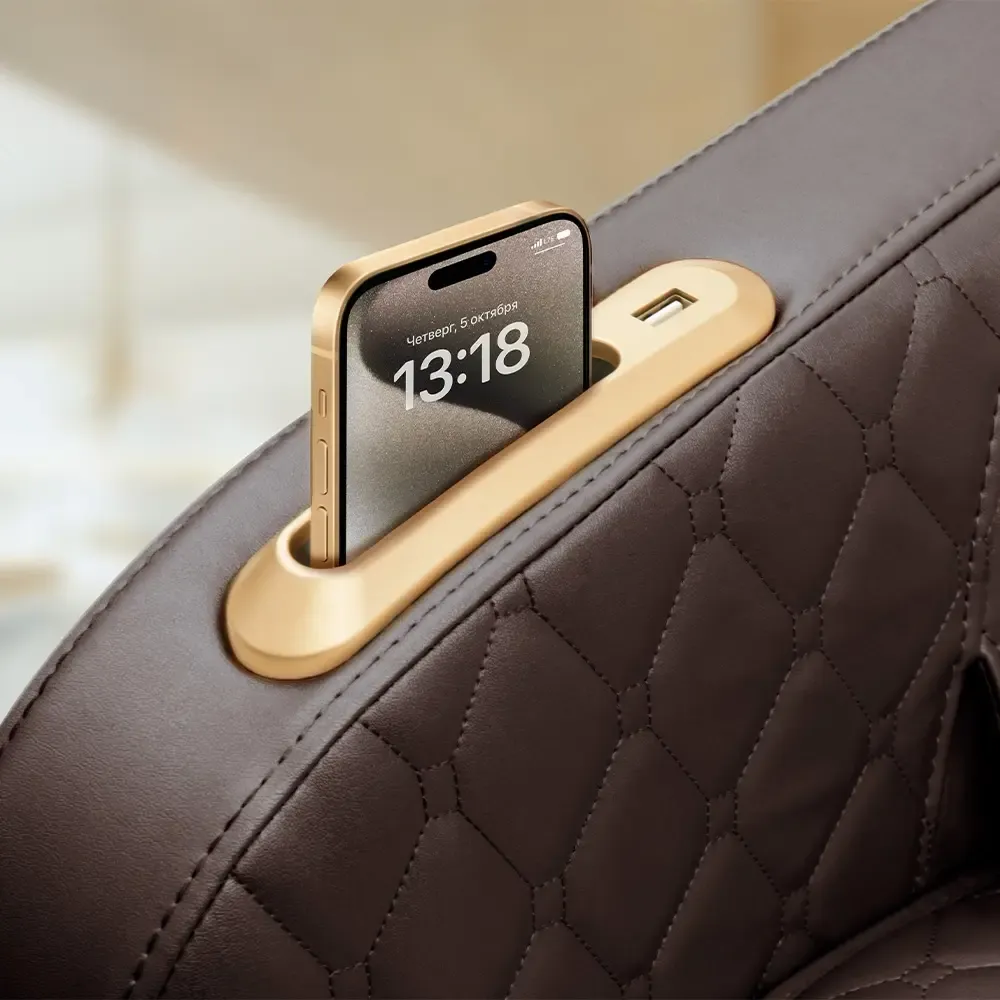 Интерьерное массажное кресло Yamaguchi Osaka Light Brown