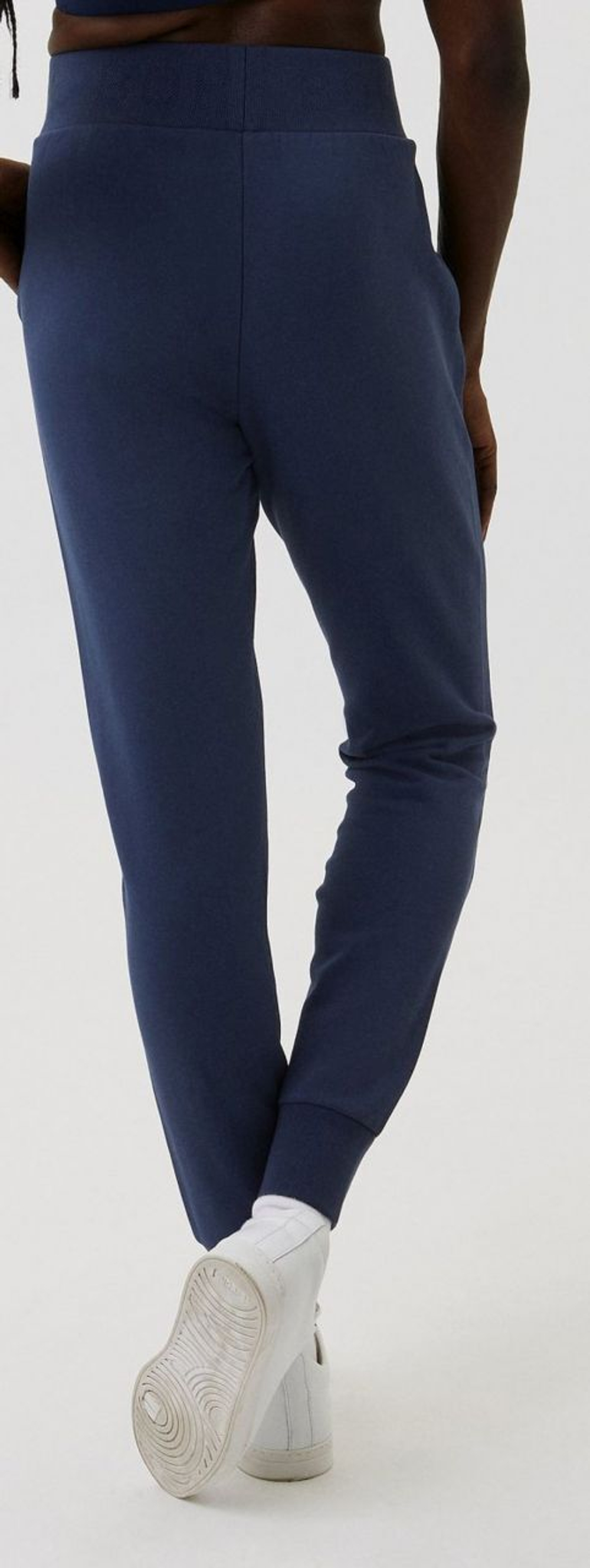 Женские теннисные брюки Björn Borg Sthlm High Waist Sweat Pants - небесный