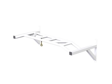 Турник настенный с мультихватом Гефест разборный цв. белый