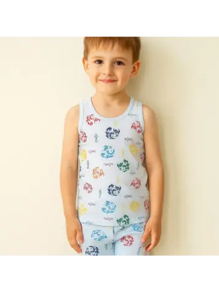 Комплект майка и боксеры для мальчика хлопок.