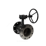 Кран шаровой сталь 09Г2С Ballomax КШТ 61.103 Ду 150 Ру25 фл L=350мм с редуктором BROEN КШТ 61.103.150.Р.25