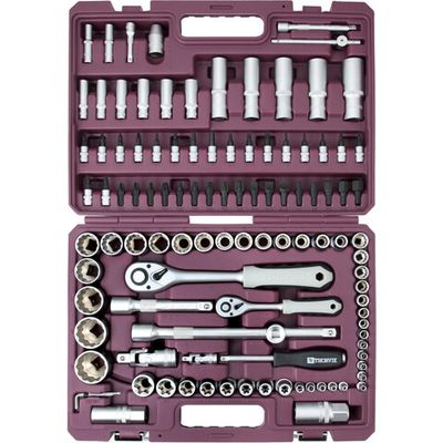 Набор инструмента универсальный THORVIK 1/4", 1/2"DR 108 предметов   TS108/12