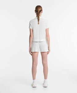 Oysho Шорты вязаные ажурные, белый