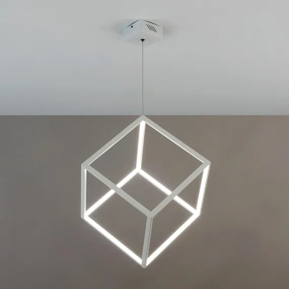 CL719300 Куб Белый Св-к Подвес, LED 40W*4000K