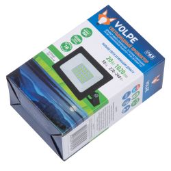 ULF-Q517 20W-GREEN IP65 220-240V BLACK Прожектор светодиодный. Зеленый свет. Корпус черный. TM Volpe