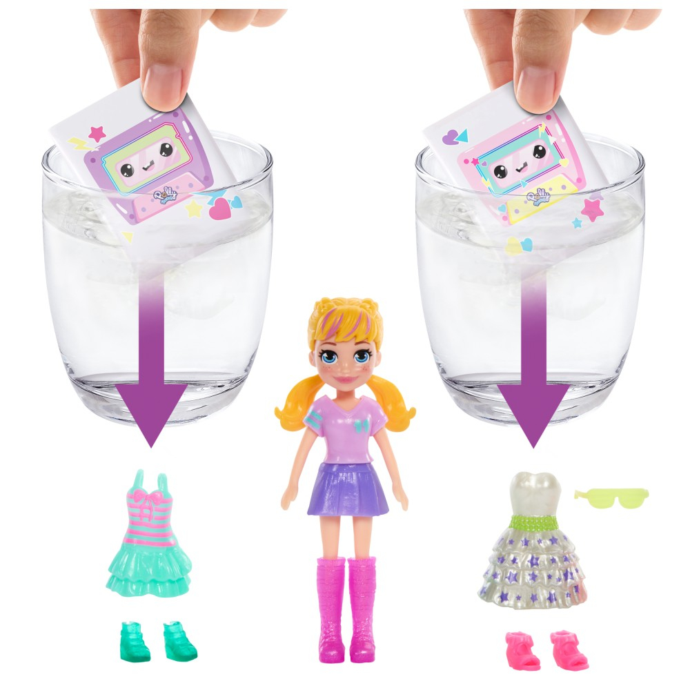 Polly Pocket - Вечеринка мода Набор с куклой + 16 аксессуаров HRD65