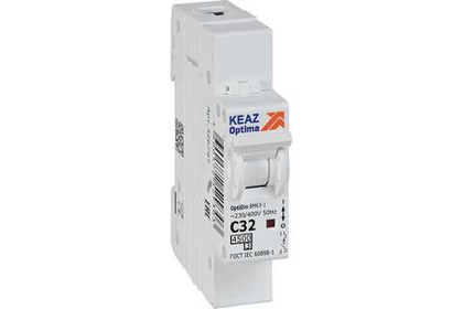 Автоматический выключатель OptiDin BM63-1C32-4,5-УХЛ3 КЭАЗ