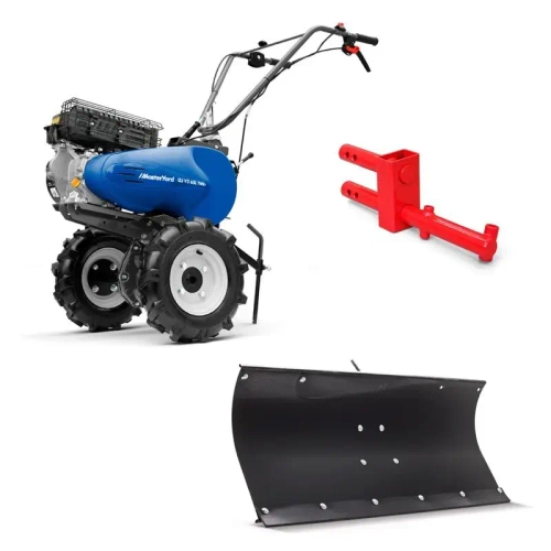 Мотоблок MasterYard Quatro Junior V2 65L TWK+ с отвалом, 3500360306SNOW