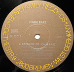 Joan Baez - A Package Of Joan Baez (Германия 1978г.)