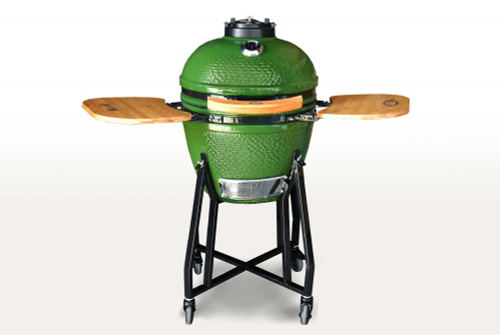 Керамический гриль-барбекю 18 дюймов (зеленый) (48см)