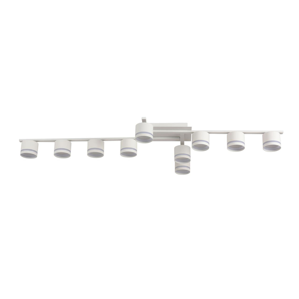8303/10C COMFI LN26 237 белый, металл Светильник потолочный GX53 LED 10*7W 220V AGNIA