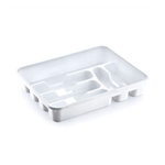 Лоток для столовых приборов. белый