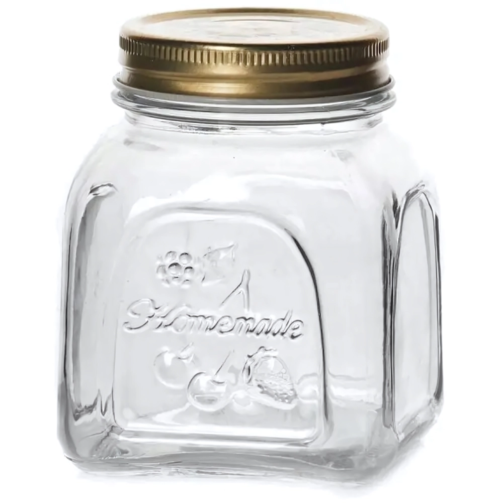 Банка для продуктов стеклянная 500мл «Хоммейд профессионал» 80384SL