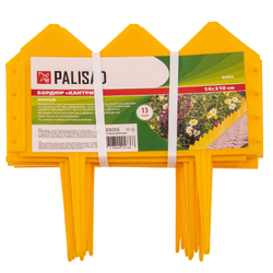 Бордюр "Кантри", 14 х 310 см, желтый, Россия, Palisad