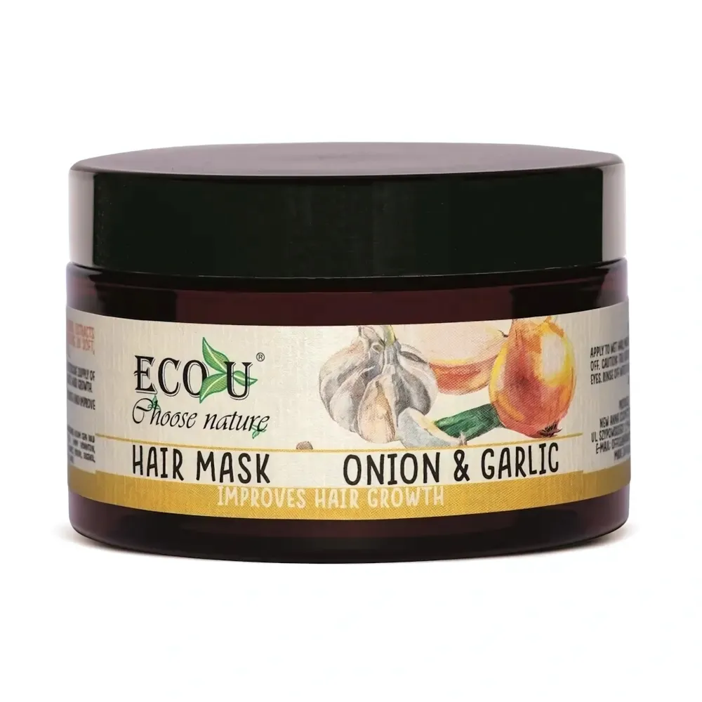 Маска для волос ECOU Onion&amp;Garlic д/улучшения роста волос лук и чеснок, 250мл