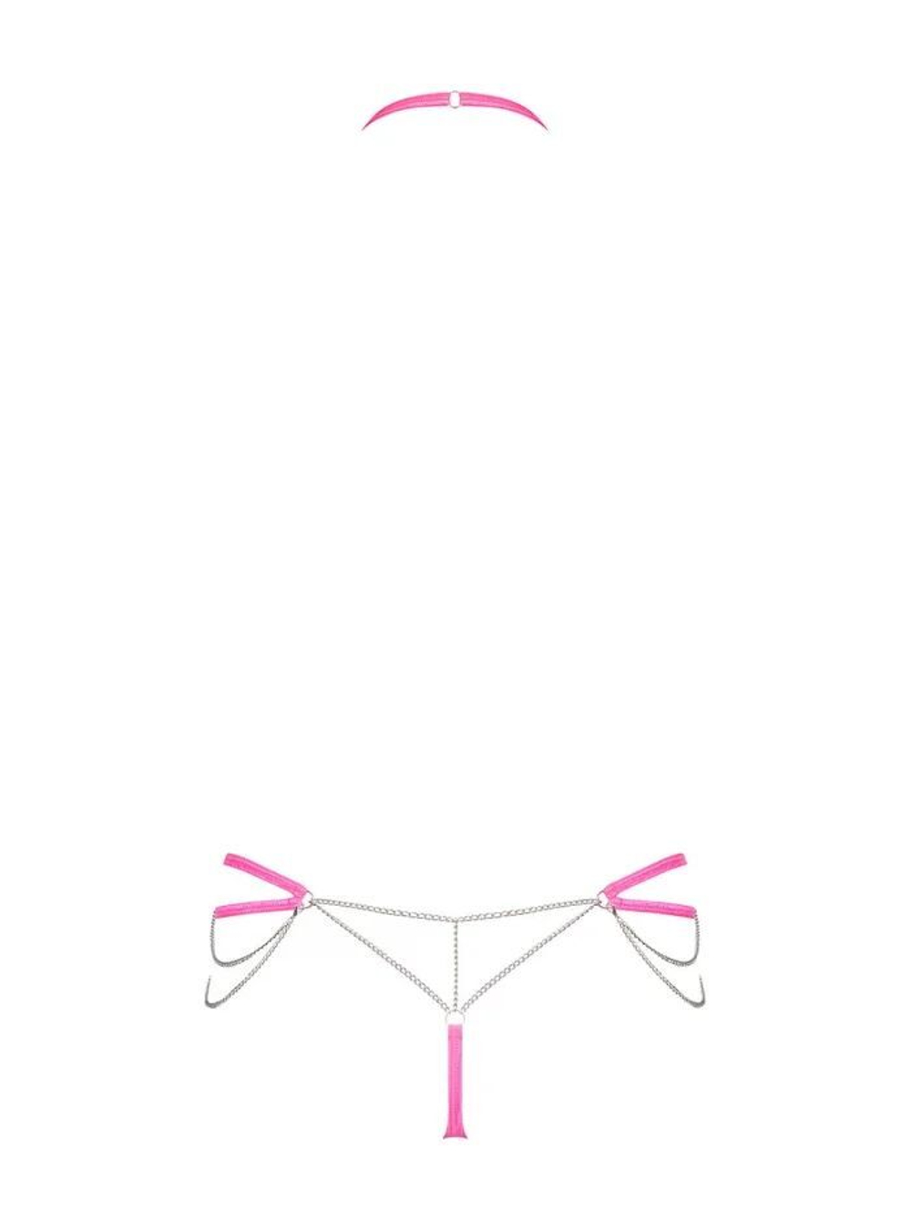 Соблазнительный комплект Chainty (Размер: L-XL) (Цвет: розовый)