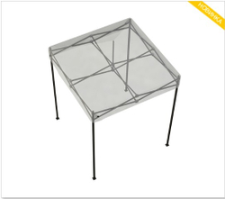 Тент-шатер быстросборный Helex 2х2х3м полиэстер зеленый