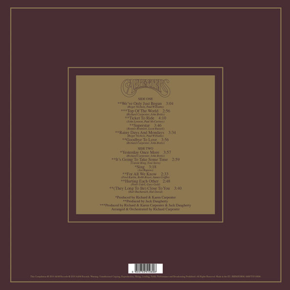 Carpenters / The Singles 1969-1973 (LP)