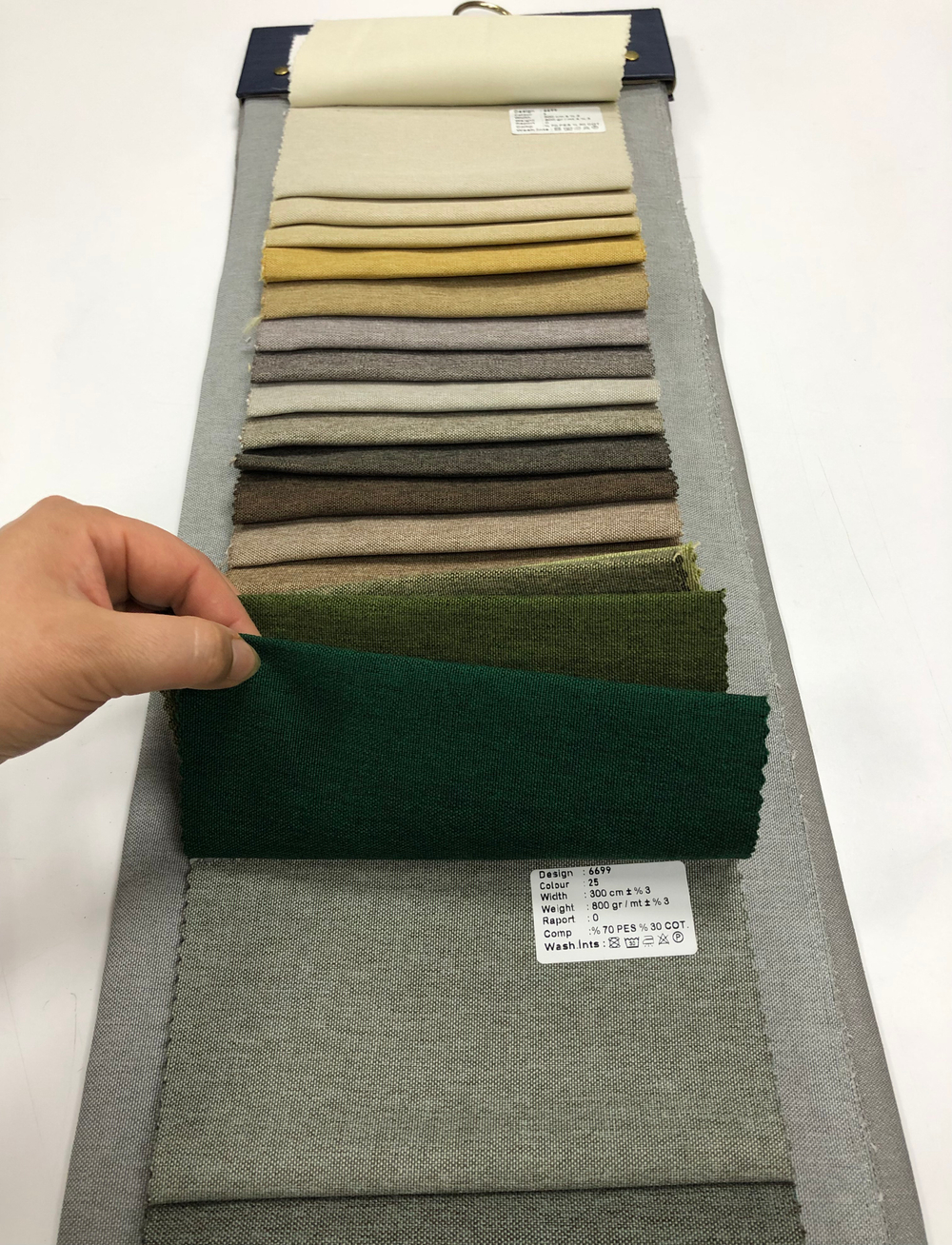 Портьерная ткань лен Megara арт. 6699