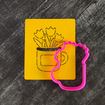 Кружка с тюльпанами №1