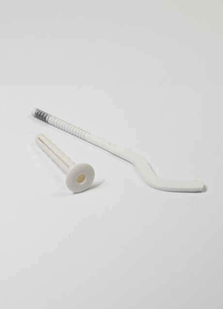 А6.7.18ф Кронштейн для радиатора штыревой 7*180 мм плоский с дюбелем