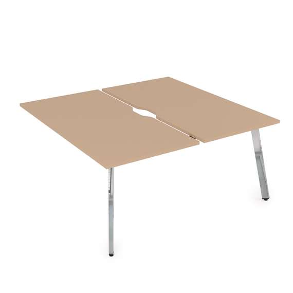 10БДКВ.264 Стол системы БЕНЧ, сдвоенный, на 2 рабочих места - конечный (1600*1235*750)