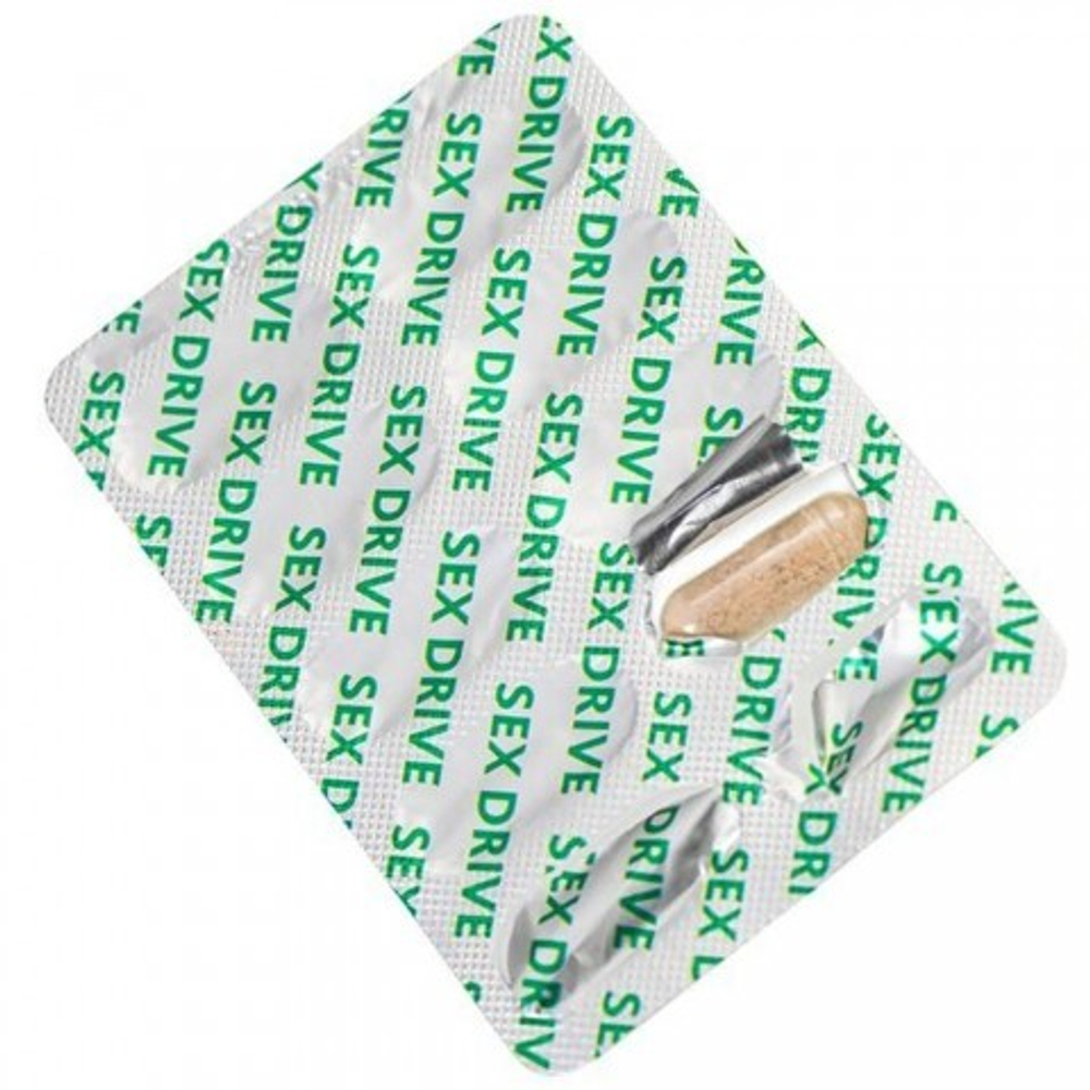 Капсулы Erotist SEX DRIVE, для мужчин, для повышения либидо, 10 капсул