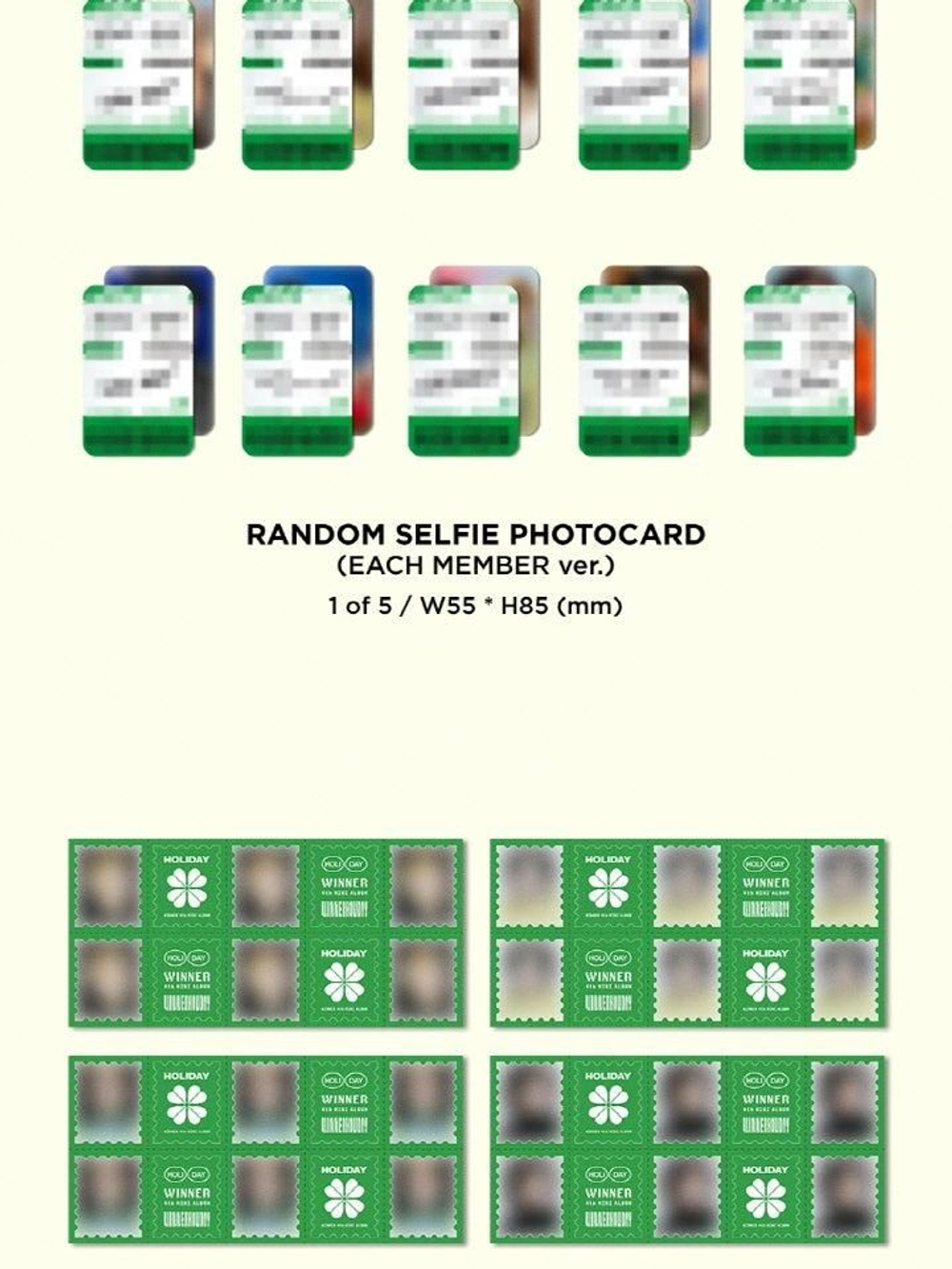 Альбом WINNER - HOLIDAY 4th Mini Album DIGIPACK Version RANDOM Version
