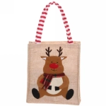 Мешок для подарков «Весёлые друзья» 18*16 см (30 см с ручкой), в ассортименте