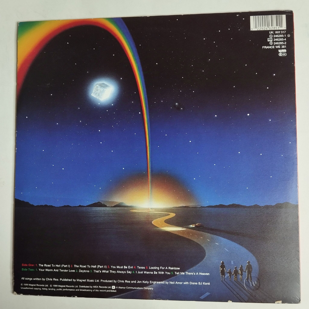Винтажная виниловая пластинка LP Chris Rea The Road To Hell (Germany 1989)