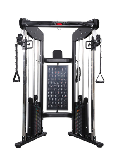 Кроссовер с двумя весовыми стеками по 90 кг