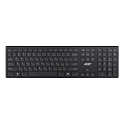 Клавиатура Acer OKR020 [ZL.KBDEE.004] wireless keyboard USB slim Multimedia black Клавиатура беспроводная