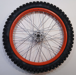 Колесо переднее в сборе (80/100 21") под ось Ф15мм Мотоцикл Kugoo JL300