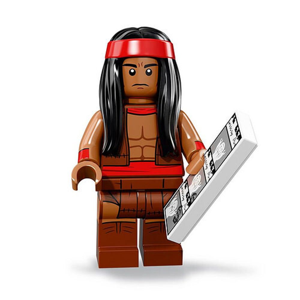 Минифигурка LEGO  71020 - 15  Вождь апачей