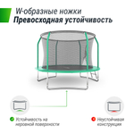 Батут UNIX Line SUPREME BASIC 10 ft (Green)