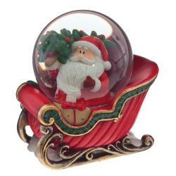 GAEM Фигурка декор в стекл шаре "Дед Мороз", D6 см, L9,5 W7 H9,5 см, 2в.