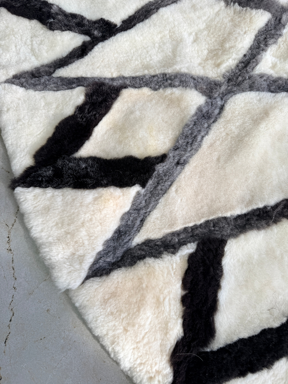 Ковер шкура натуральная овчина меховой