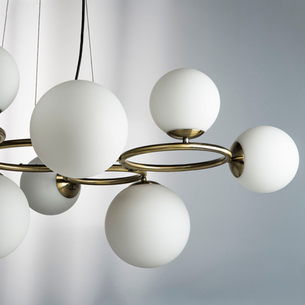 815091 Люстра GLOBO 9х40W G9 ЛАТУНЬ